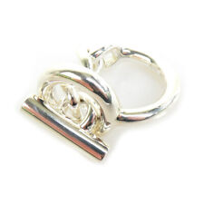 Auth HERMES Croisette Ring Silver 925 - e57593k