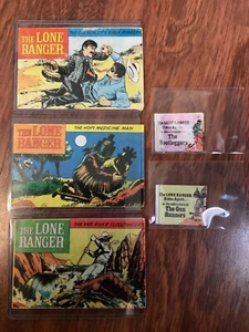 THE LONE RANGER 1973 / 1975 MINI COMICS X 5 RARE LOUIS MARX - Picture 1 of 2