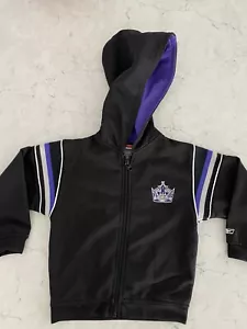 Sudadera con capucha y cremallera para niños de Los Angeles Kings talla 4T - Imagen 1 de 9