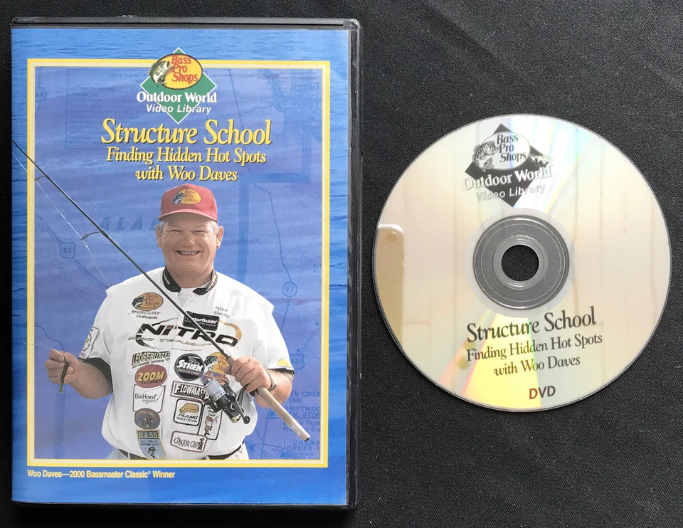 Structure School-Findings Hidden Hot Spots with Woo Daves (DVD, 2003) Bass Pro - Image 1 of 1