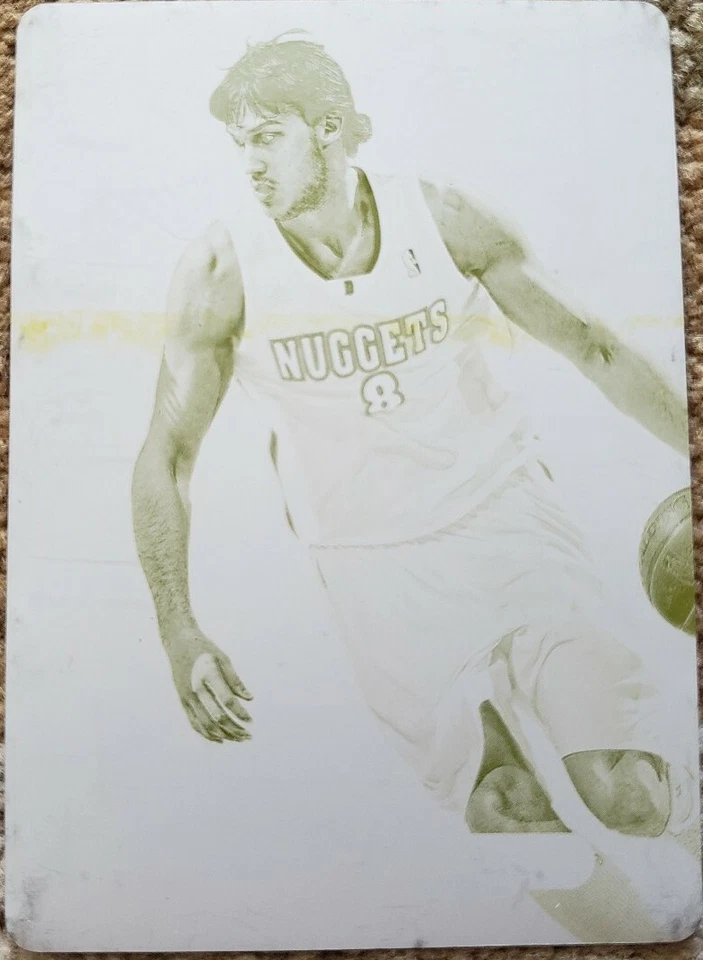 DANILO GALLINARI 2012-13 Totally Certified PRINTING PLATE SP #1/1 of 1 Nuggets - Image 1 of 2