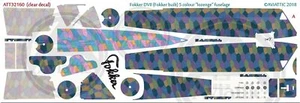 Aviattic ATT32160 1/32 Fokker DVII (Fok built) 5 colour lozenge fuselage decal - Picture 1 of 1