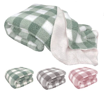 heimtexland ® Kuscheldecke Sherpa Fell super warmeTeddy Plüsch Wohndecke Typ837  - Bild 1 von 3