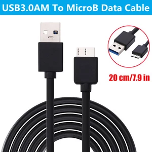 CABLE USB 3.0 PARA RESPALDO SEAGATE MÁS DISCO DURO EXTERNO PORTÁTIL DELGADO - Imagen 1 de 12