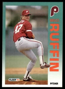 1992 Fleer #544 Bruce Ruffin Philadelphia Phillies - Picture 1 of 2
