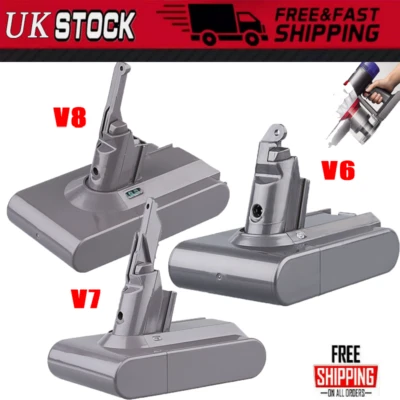 6400mAh Battery For Dyson V8 V7 V6 V10 Replacement 21.6V Animal Absolute Vacuum - Image 1 of 4