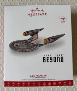 Hallmark Keepsake 2017 Star Trek U.S.S. Franklin Raumschiff Beyond Ornament Magic - Bild 1 von 2