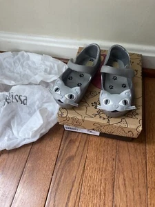 Little Girl Mini Melissa Kitty Peep Toe Shoe ~ Size 6 - Picture 1 of 6