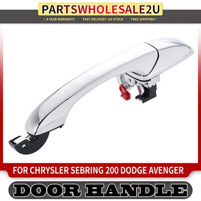 Manija de puerta exterior cromada para conductor trasero para Chrysler Sebring 200 Dodge Journey Foto 1 de 4