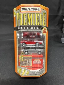 1998 Matchbox Premiere First Edition 1957 Chevy Convertible Series 98 (ZAMAC) - Picture 1 of 2