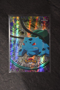 Bulbasaur Spectra Chrome Version - #01 - Topps Chrome Pokemon Series 1 2000