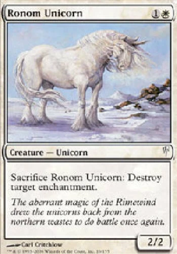 RONOM UNICORN X4 4 4X Coldsnap MTG Magic the Gathering Cards DJMagic - Image 1 of 1