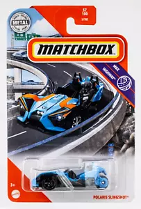 2020 Matchbox #57 Polaris® Slingshot MIAMI BLUE | FSC - Picture 1 of 1