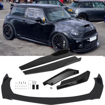 For MINI Cooper R53 R55 R56 F56 Front Bumper Lip Splitter Side Skirts Rear Lip Foto 1 de 4