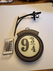 3D Harry Potter Hanging 9 3/4 Night Light Hanging Wall Lamp Platform Hogwartsed - Picture 1 of 8