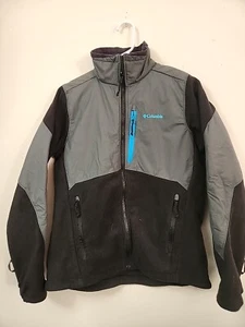 Columbia Sportswear Company Fleece Jacket Coat Full-Zip Youth Boys 18/20 Black - Picture 1 of 15