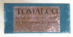 RARE Vintage Factory Painted Brass TOMALCO D&RGW HOn3 GRAMPS w/Org'l Decals - Bild 1 von 14