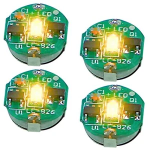 CHASO Small LED Light 4 Pieces Magnetic Switch Wireless Plastic Model Fi - Picture 1 of 1