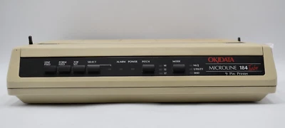 Okidata Microline 184 Turbo Printer GE5256D - Image 1 of 4