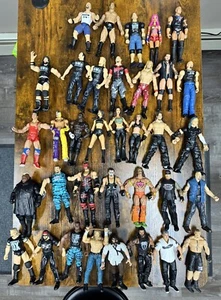 WWE Wrestling Figures Lot The Rock, Stone Cold, Mankind, Kane, Ultimate Warrior - Picture 1 of 9