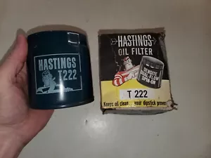Vintage Hastings Oil Filter T-222 In The Original Box - Picture 1 of 8
