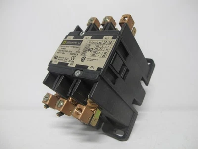 Square D 8910 DPA43 40 Amp Definite Purpose Contactor 3P 120V Coil 50A 8910DPA43 - Image 1 of 4