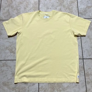 Reigning Champ T-Shirt Yellow Short Sleeve Crewneck Mens Size 2XL - Picture 1 of 5