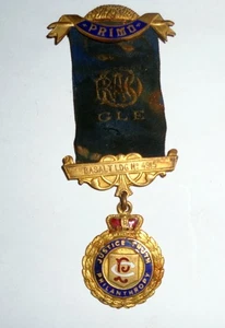 VINTAGE WW2 ERA ORDER OF BUFFALOES LODGE (4915) PRIMO MEDAL: WITH JORDAN BENFLEE - Bild 1 von 4