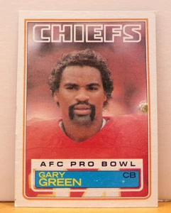 KANSAS CITY CHIEFS FOOTBALL KARTE VINTAGE TOPPS GARY GREEN AFC PRO BOWL CB - Bild 1 von 2