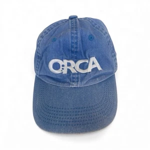 Gorra de béisbol de mezclilla Port Authority gorra con tirantes ORCA en blanco bordado damas - Imagen 1 de 5