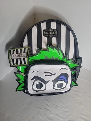 Beetlejuice Mochila Beetlejuice Película Mini Mochila Cultura Pop NUEVA Foto 1 de 4