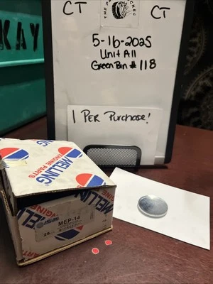 Melling MEP-14Engine Freeze Out Expansion Convex Disc Type Plug 1 Per Purchase - Image 1 of 2