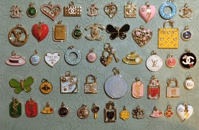 Комплект из 50 застежек-молний Gucci, Dior, LV, YSL, Chanel, Prada - Изображение 1 из 3