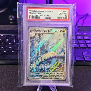 Pokemon Dragonair 181/165 2023 S&V 151 Ilustración Tarjeta Rara - PSA 10 GEMA COMO NUEVO - Imagen 1 de 4
