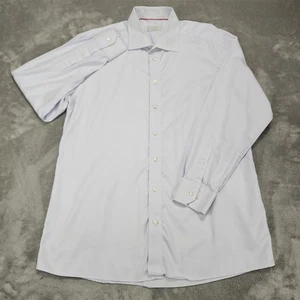Eton Oberhemd Herren 18 46 hellblau modern fit strukturiert Twill Baumwolle - Bild 1 von 12