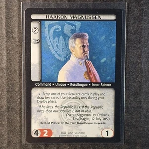 Haakon Magnussen, 1997 BattleTech CCG Counterstrike Set (1/2) - Picture 1 of 2