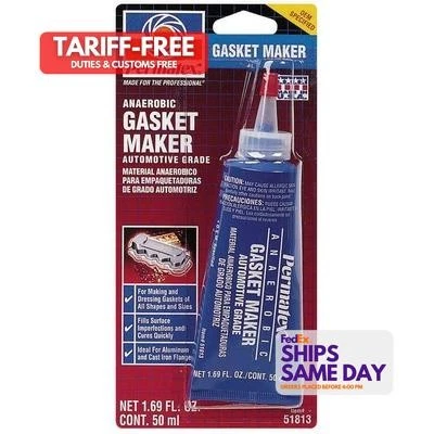 Fabricante de juntas anaeróbicas Permatex 51813, One Blue silicona 50 ml piezas de rendimiento Foto 1 de 4