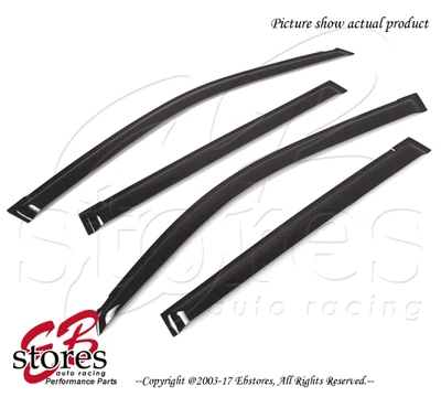 Viseras de ventana JDM negras profundas montadas en el exterior 4 un. para Lexus GX460 2010-2016 Foto 1 de 3