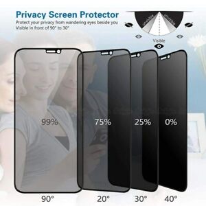 5D Privacy Tempered Glass Screen Protector For iPhone 13 Pro Max 12 11 XS Cover