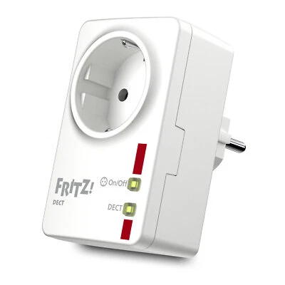 AVM FRITZ!DECT 200 intelligente Steckdose für Smart Home in weiß - Bild 1 von 4