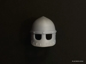 Casco protección facial Impresión 3d resina gris - Sin pintar - Escala Playmobil - Picture 1 of 5