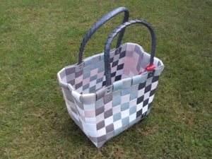 ICE Bag, cestino della spesa, borsa della spesa in nastri di plastica riciclati - Foto 1 di 3