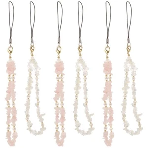  3 Count Handy Kette Damen Handyanhänger Perlenbesetztes Handy-Schlüsselband - Zdjęcie 1 z 12