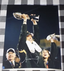 Sean Payton Signed 8x10 Photo Football New Orleans Saints Super Bowl Champions - Picture 1 of 1