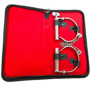 Bondage Ankle Shackles Sensual Desire Heavy Duty Stainless Steel Erotic Dungeon - Picture 1 of 2
