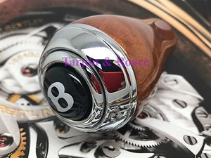 Botón Bentley Mulsanne Shift Perno Rubio Madera Burl #SH5 - Imagen 1 de 7