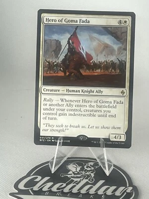 Hero of Goma Fada | MtG Magic Battle for Zendikar | English |Near Mint-Mint (NM) - Image 1 of 2