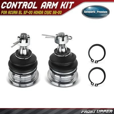 2 件前上下左右球接头适用于本田 Civic 1992 - 2000 Acura EL 97-00 — 第 1/4 张图片