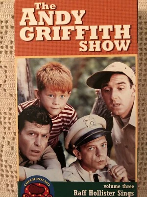 Like New Andy Griffith Show VHS Video Vol 3 Raff Hollister Sings Class Reunion - Image 1 of 3