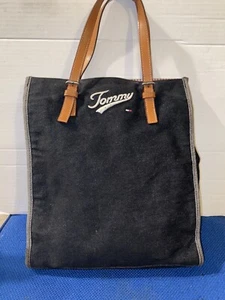 Tommy Hilfiger Denim Canvas Tote bag w/Handels - Picture 1 of 6